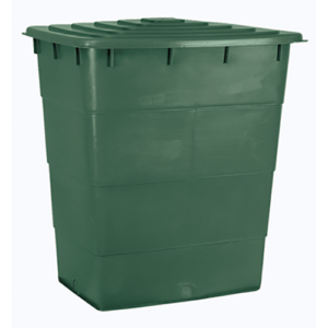 50.017 Watervat vierkant met deksel 520L