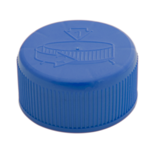 Dop 38 mm Blauw PE Kinderslot