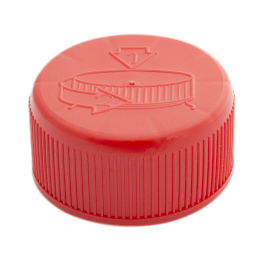 Dop 38mm Rood PE Kinderslot