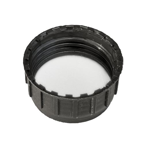 Dop 38mm Zwart PE