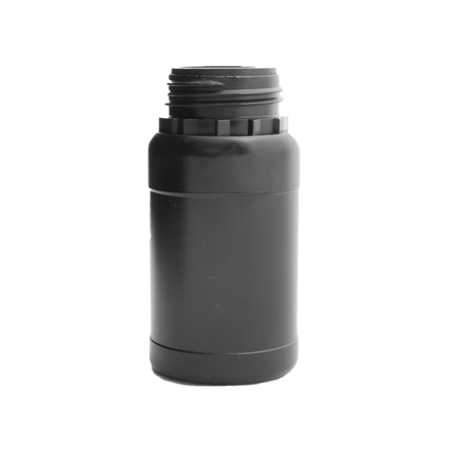 Fles 50mm breekrand Zwart 250ml