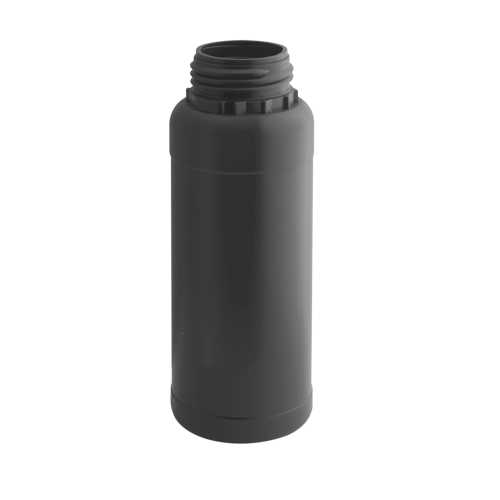 Fles 50mm breekrand Zwart 500ml