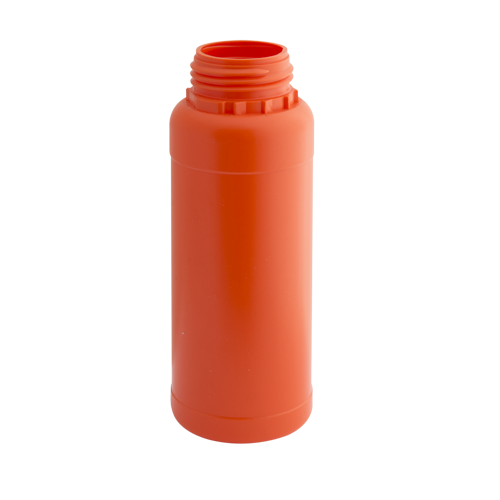 Fles 50mm breekrand Oranje 500ml
