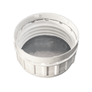 73.076 Dop 50mm breekrand Wit Folie