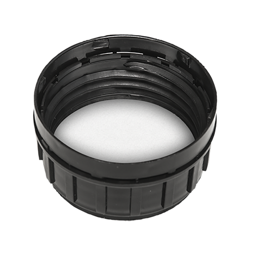 Dop 50mm breekrand Zwart PE