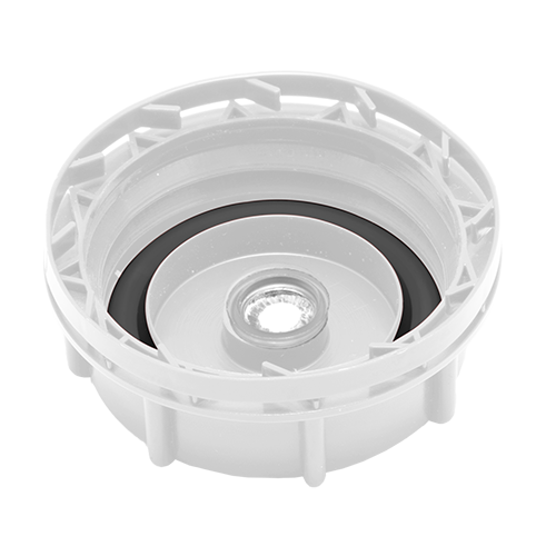 Dop 55mm wit met filter