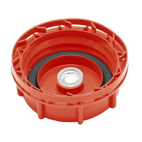 Dop 55mm rood met filter