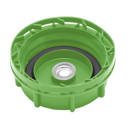 Dop 55mm groen met filter