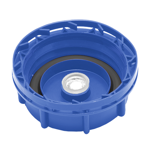 Dop 55mm blauw met filter